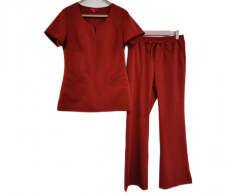 Women's Fashion Stretch Scrub Set 