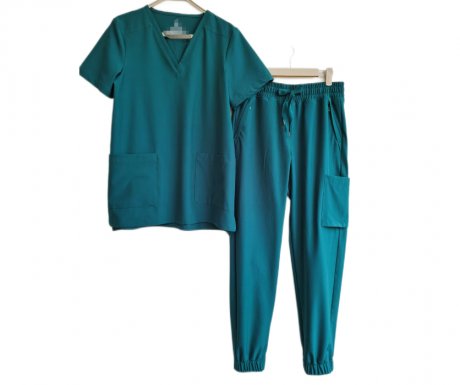 Medical Uniform Scrub Suit in 4-way Stretch 